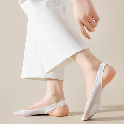 Plus Size Padded Half No Show Socks(8 Pairs)
