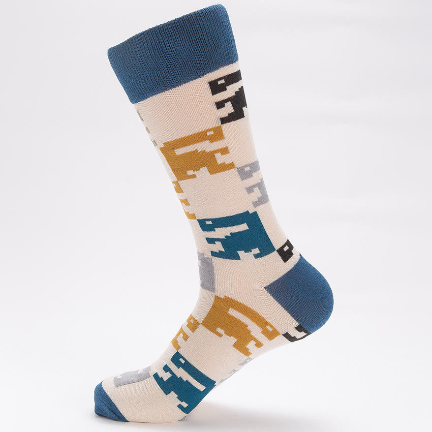 Plusock Plus Size Street Trend Quarter Socks(5 Pairs)