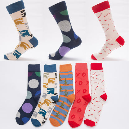 Plusock Plus Size Street Trend Quarter Socks(5 Pairs)