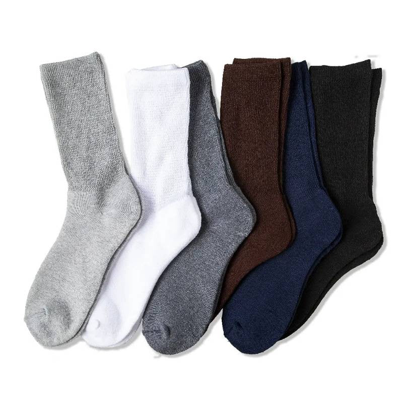 Plusock Breathable Ribbed Crew Socks(3 Pairs) - image 7