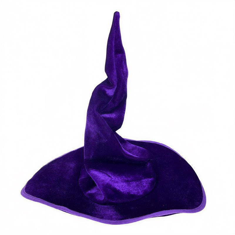 Plusock Twisted Velvet Witch Hat - Purple - One Size - image 1