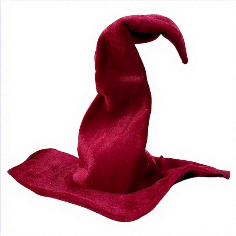 Plusock Twisted Velvet Witch Hat - Red - One Size - image 5