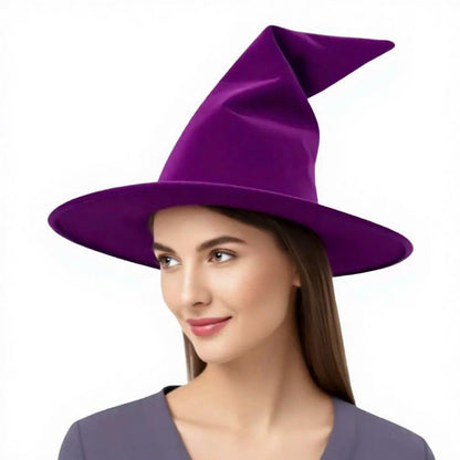 Plusock Classic Pointed Witch Costume Hat - Purple - One Size - image 2