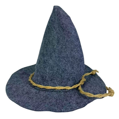 Plusock Vintage Rope Trim Witch Hat - Gray - One Size - image 2