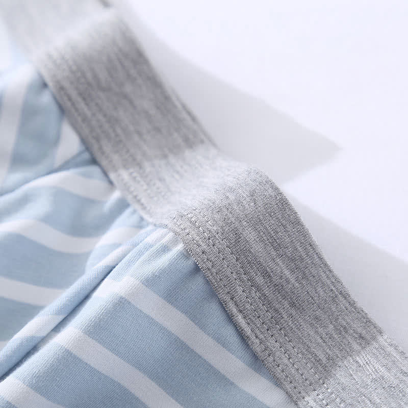 Plusock Plus Size Striped Cotton Boxer Briefs - image 6