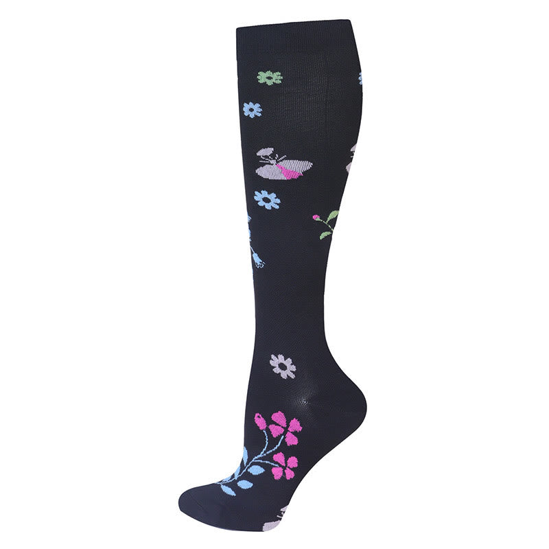 Butterfly Dragonfly Compression Socks(3 Pairs)
