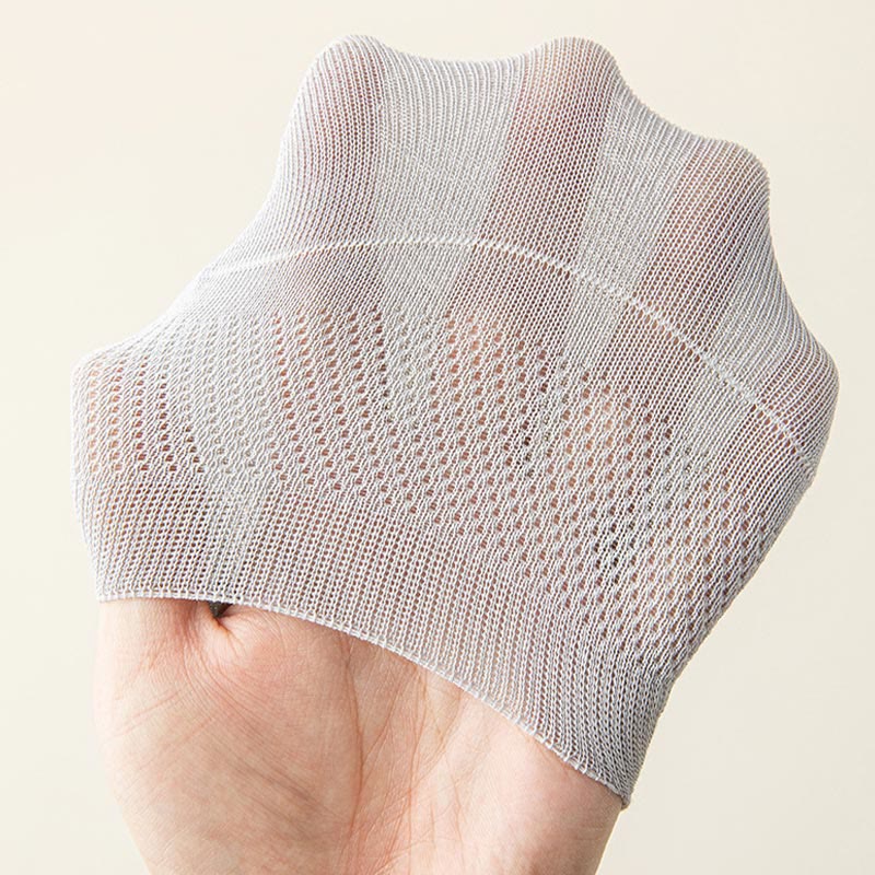 Plus Size Mesh Breathable No Show Socks(5 Pairs)