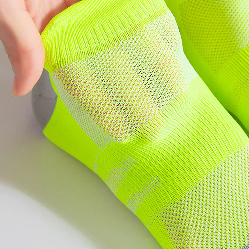 Plus Size Elasticity Mesh Ankle Compression Socks(6 Pairs)