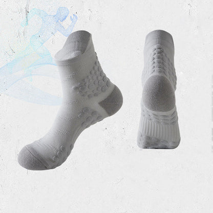 Plusock Plus Size Anti Slip Dots Ankle Compression Socks(5 Pairs)