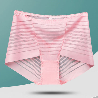 Plus Size High-Waisted Hollow Panty(5 Pairs)
