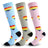Plusock Rainbow Heart Compression Socks(3 Pairs) - image 0