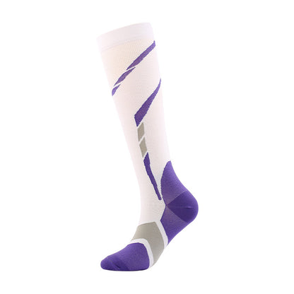 Diamond Twill Compression Socks(4 Pairs)