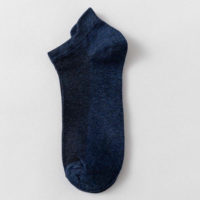 Plusock Multicolor Loose Cotton Socks(3 Pairs) - 42-48 - Navy Blue - image 7