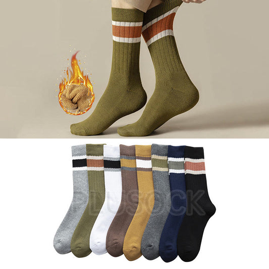 Plusock Plus Size Warm Breathable Quarter Socks(8 Pairs) - Multicolor - EU37-45(US4-11) - image 0