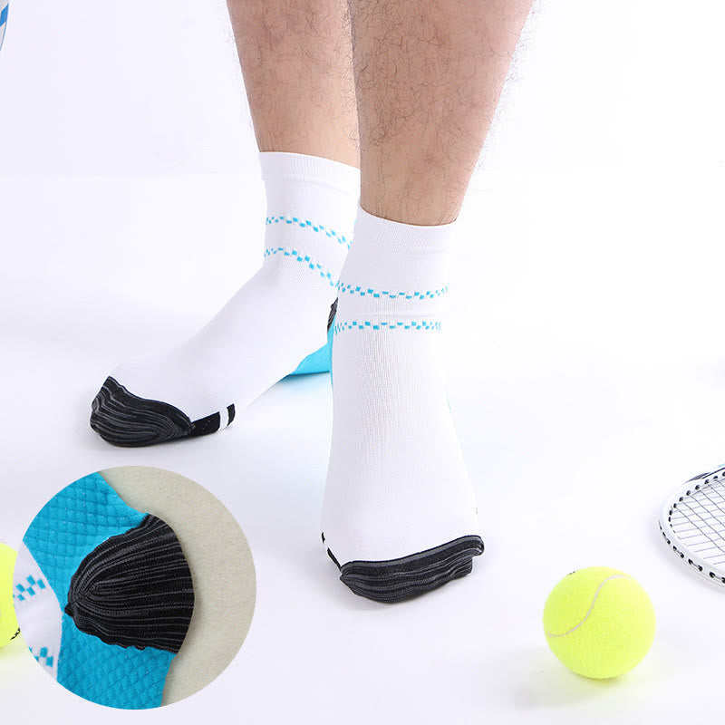 Plusock Elastic Sports Blue Ankle Compression Socks(7 Pairs) - image 0