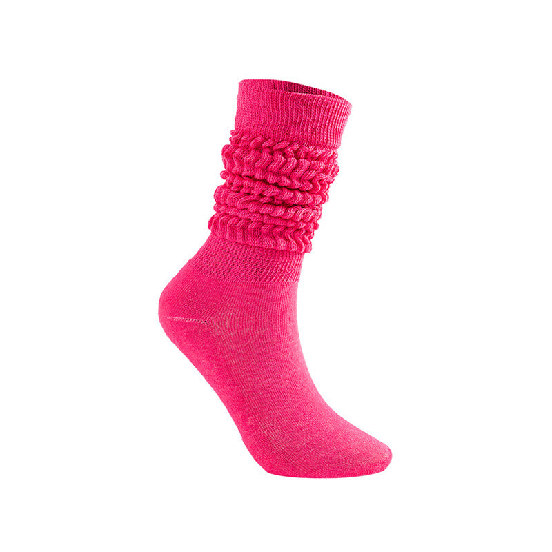 Plusock Multicolor Spiral Winter Slouch Socks(2 Pairs) - Rose - EU36-42(US3-8.5) - image 5