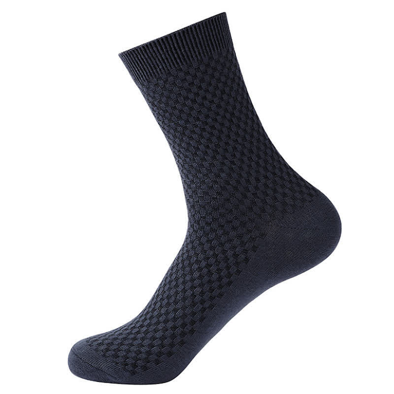 Plusock Bamboo Fiber Quarter Socks(5 Pairs) - Blue Gray - EU41-48(US7.5-13) - image 7