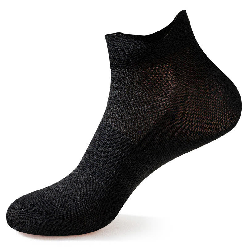 Plus Size Elasticity Mesh Ankle Compression Socks(6 Pairs)