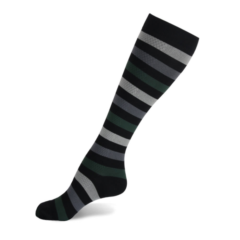 Plusock Striped Series Casual Compression Socks(6 Pairs) - image 14