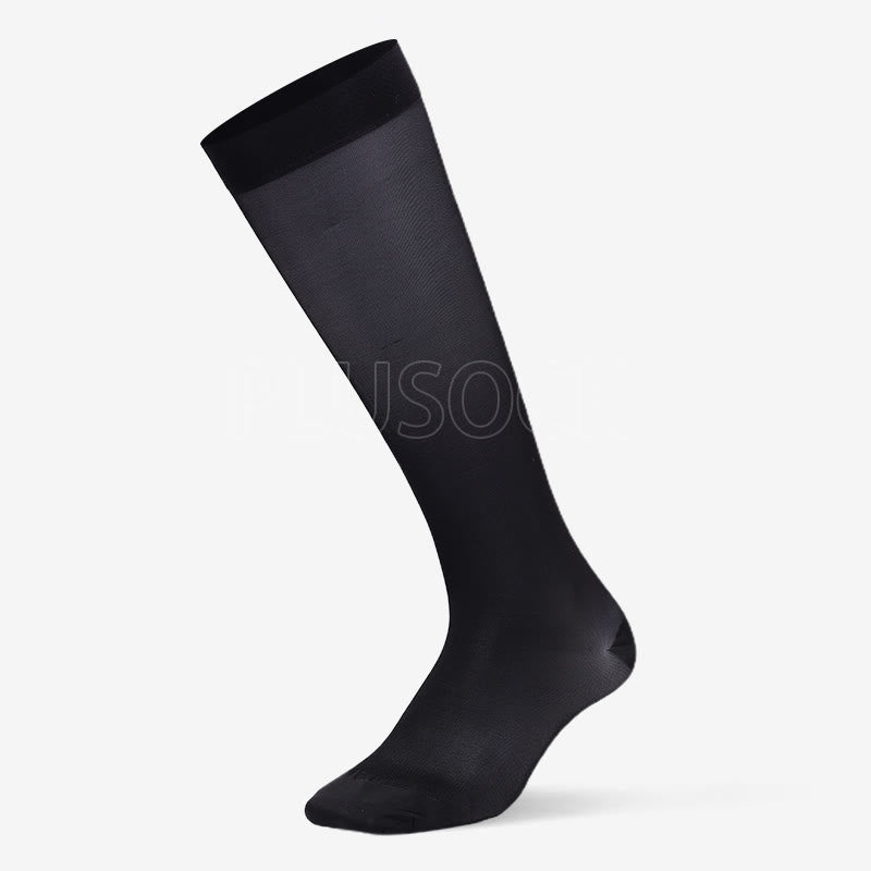 Plusock Pure Color Sheer Compression Socks - image 4