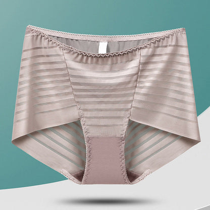 Plus Size High-Waisted Hollow Panty(5 Pairs)