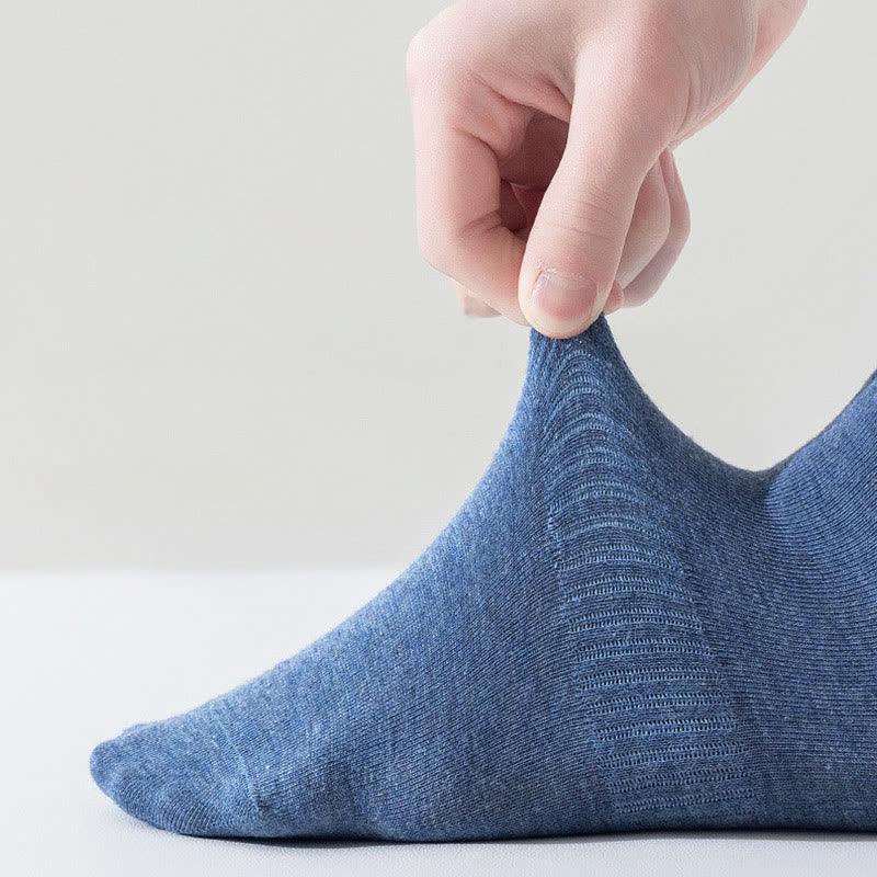 Plusock Breathable Soft Cotton Quarter Socks(7 Pairs) - image 1