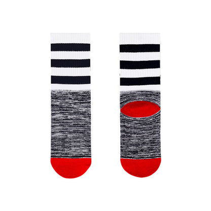 Plusock Black&White Stripes Knee High Cushioned Socks - image 7