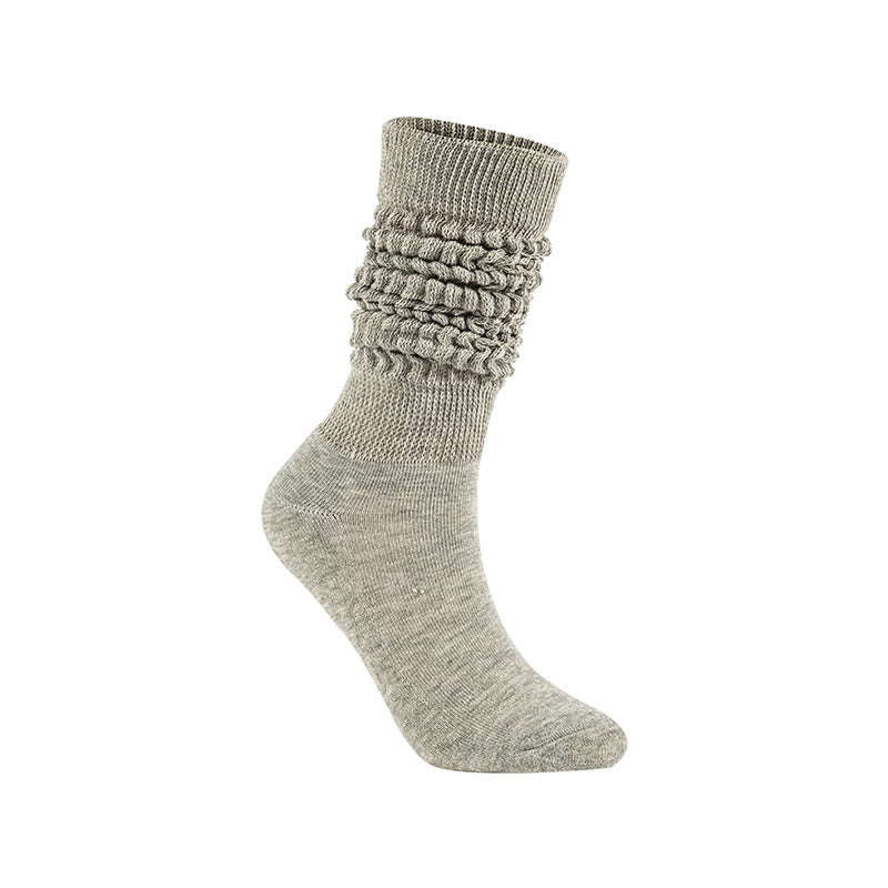 Plusock Multicolor Spiral Winter Slouch Socks(2 Pairs) - Grey - EU36-42(US3-8.5) - image 2
