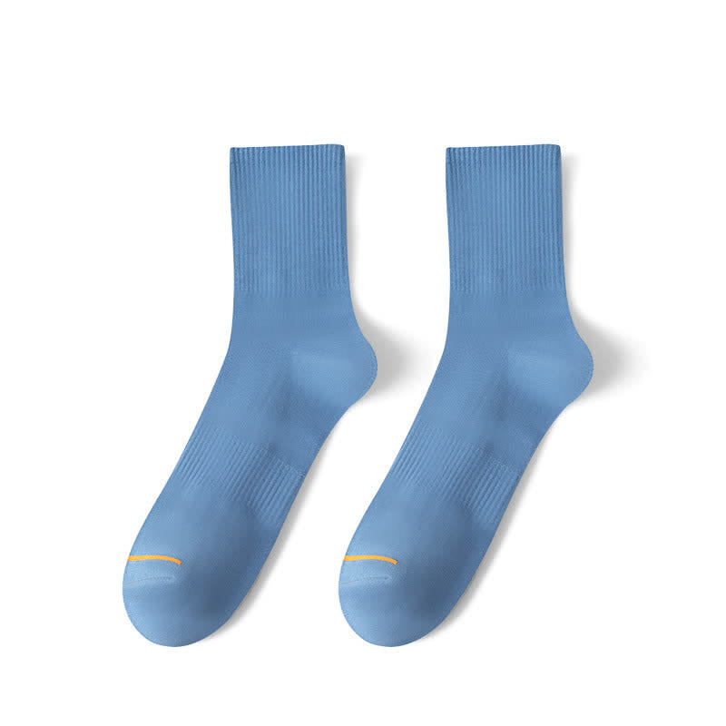 Plusock Solid Comfy Quarter Socks(4 Pairs) - image 3