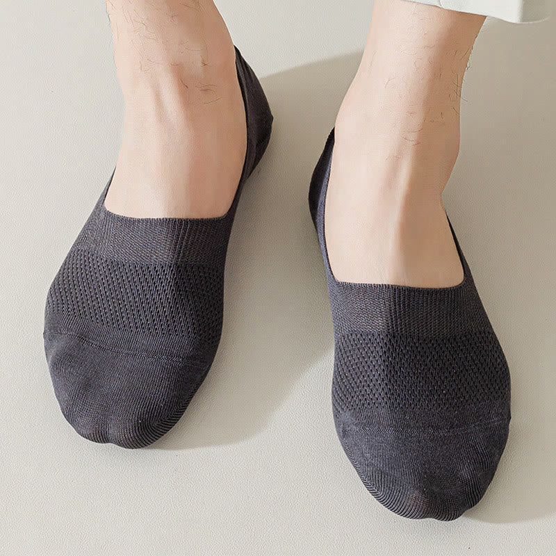 Plus Size Mesh Breathable No Show Socks(5 Pairs)