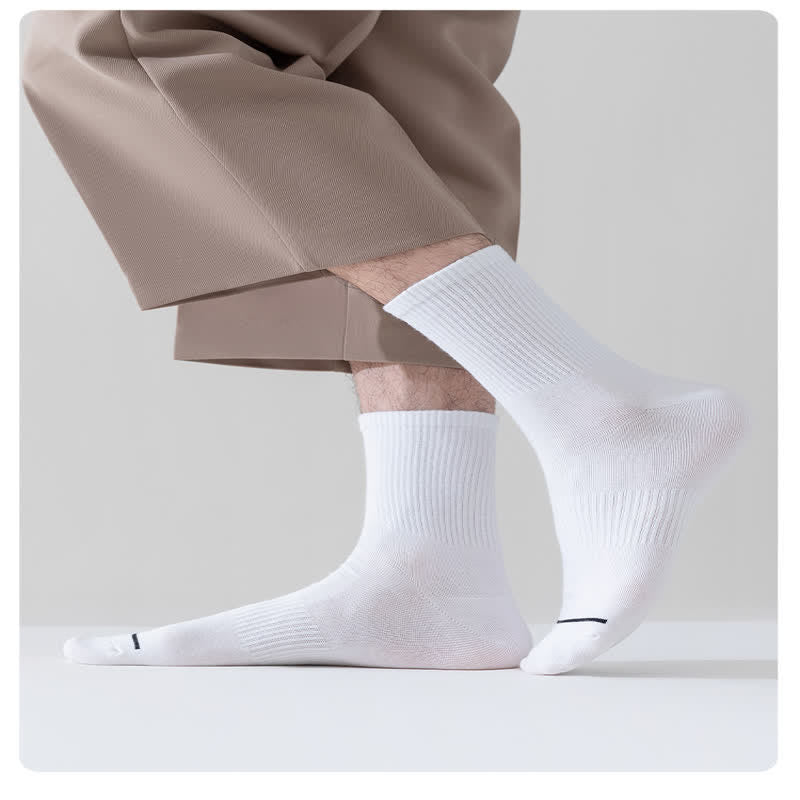 Plusock Solid Comfy Quarter Socks(4 Pairs) - Random(4 Pairs) - EU39-48(US6-13) - image 0