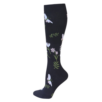 Butterfly Dragonfly Compression Socks(3 Pairs)