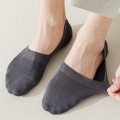 Plus Size Mesh Breathable No Show Socks(5 Pairs)