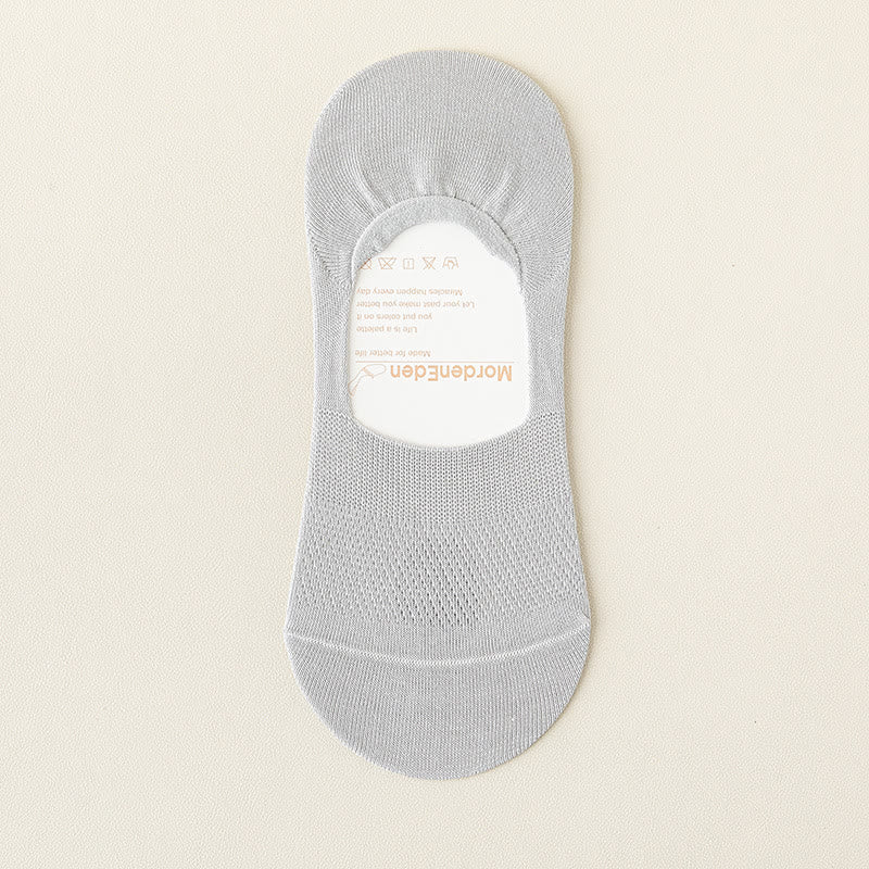 Plus Size Mesh Breathable No Show Socks(5 Pairs)