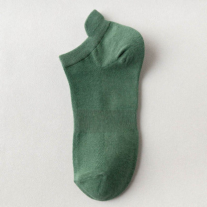 Plus Size Mesh Four Seasons Ankle Socks(10 Pairs)