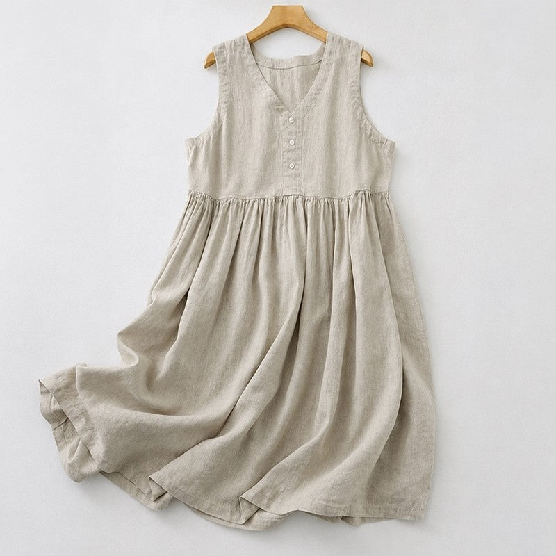 Plusock Textured Button Front Midi Dress - image 8