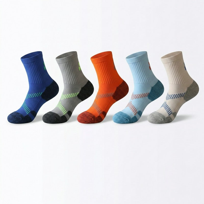 Plusock Active Air Knit Cushioned Quarter Compression Socks(3 Pairs) - image 7