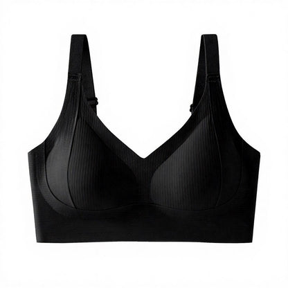 Plusock Everyday Comfort Wireless Bra - Black - 3XL - image 16