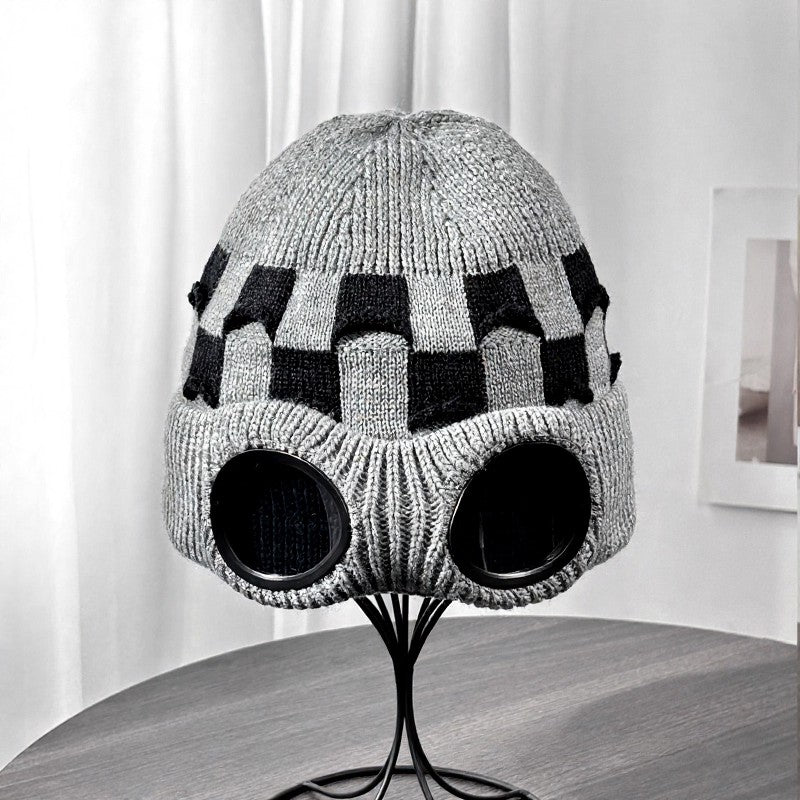 Plusock Ribbed Goggle Beanie - Grey - One Size - image 5