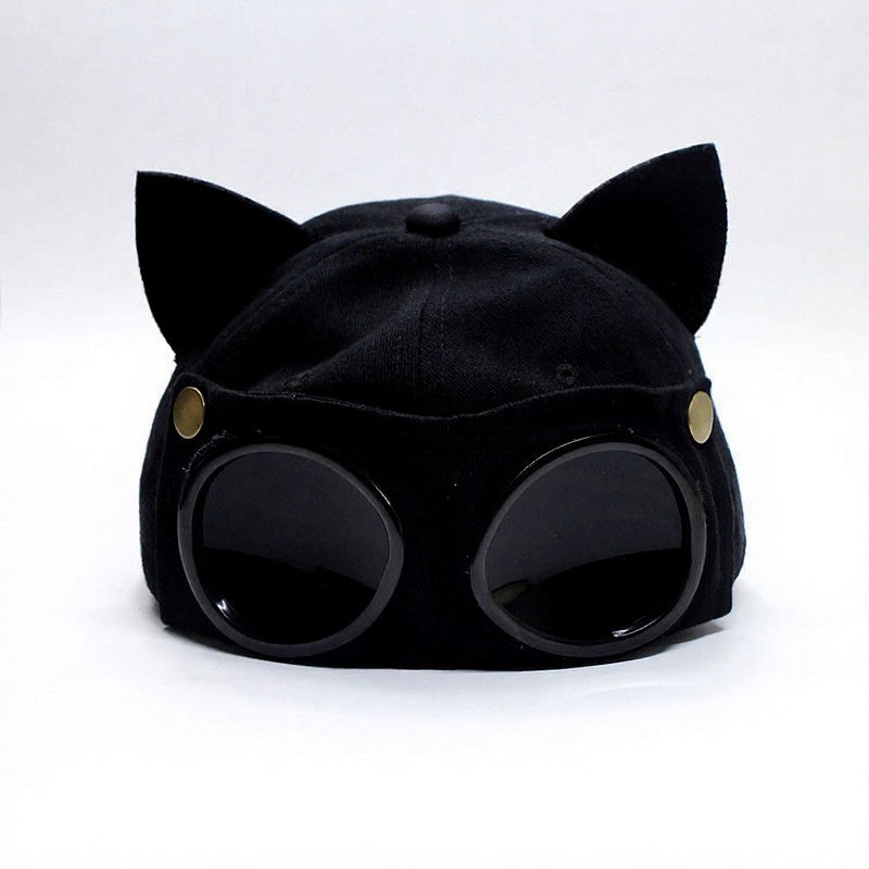 Plusock Goggle Accent Cat Ear Hat - image 4