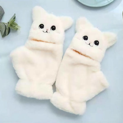 Plusock Cozy Cartoon Flip Top Gloves - image 4