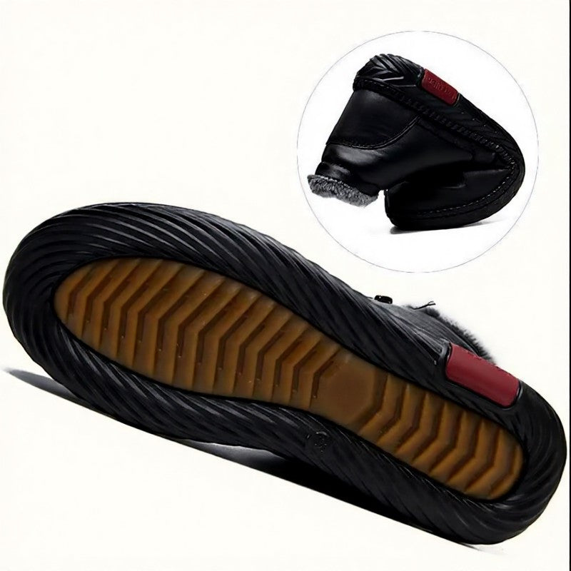 Plusock Plus Size Faux Fur Lined Side Zip Winter Slippers - image 9