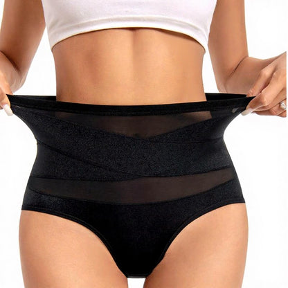 Plusock High Waist Sculpting Mesh Panty - image 2