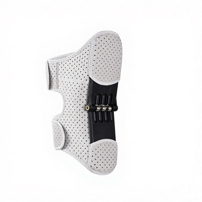 Plusock Breathable Carbon Spring Compression Knee Brace - Grey - XL - image 5