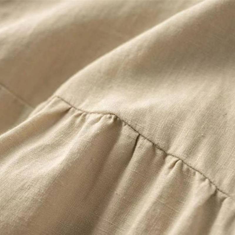 Plusock Cotton Linen Pocket Midi Dress - image 6