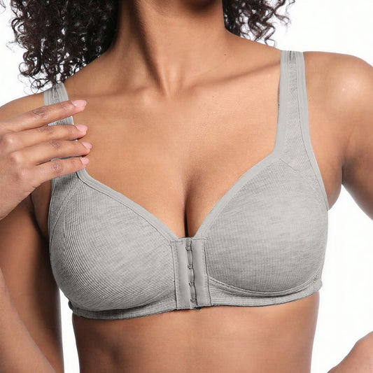 Plusock Everyday Support Front Closure Wireless Bra - image 0