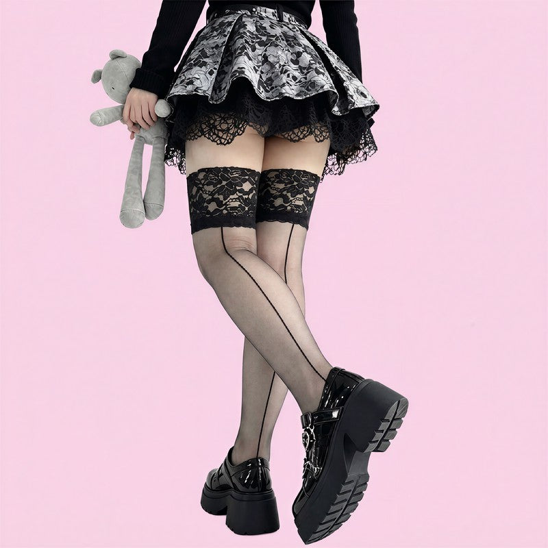 Plusock Vintage Back Seam Stockings(3 Pairs) - image 2