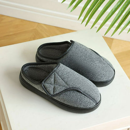 Plusock Adjustable Foot Opening House Slippers - Grey - EU47-48(US11) - image 7