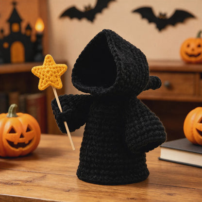 Plusock Halloween Grim Reaper Crochet Doll - A - One Size - image 0