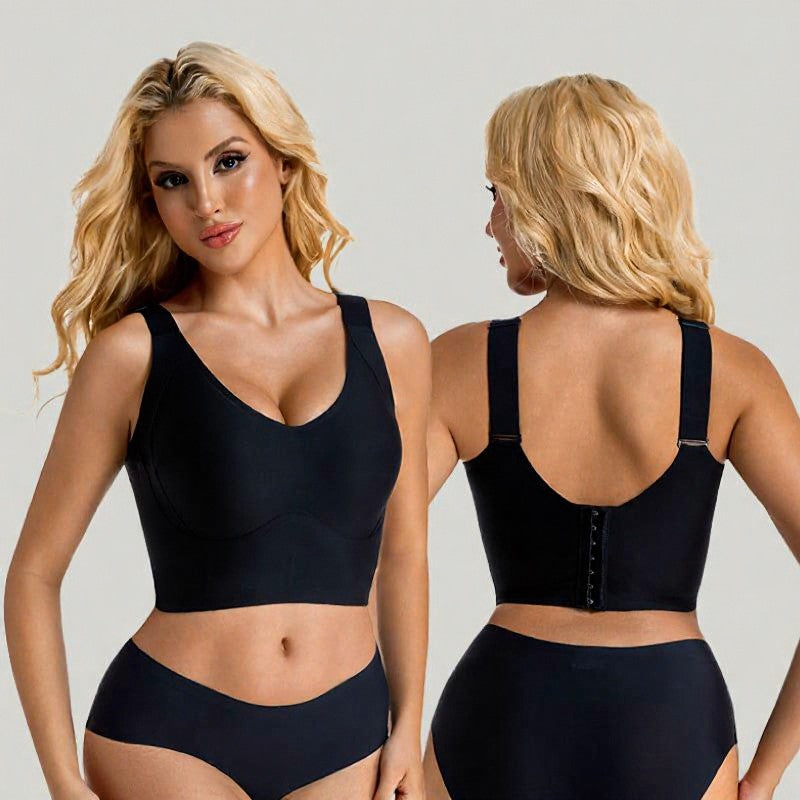 Plusock Longline Shaping Wireless Bra with 7-Row Adjustable Hooks - image 1